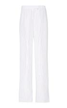 Michael Kors Collection Pinstriped Crepe Wide-leg Pants Size: 2