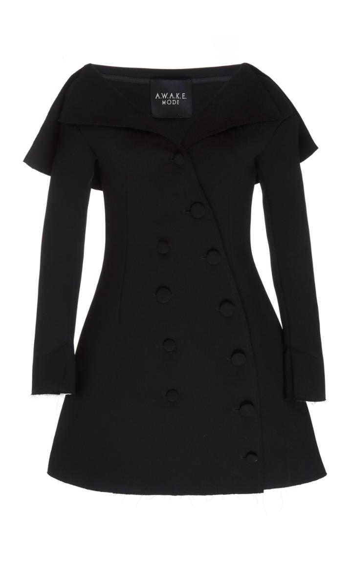 A.w.a.k.e. Off-the-shoulder Jacket Dress