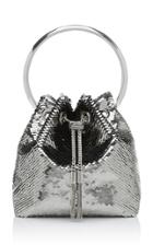 Jimmy Choo Bon Bon Paillette-embellished Top Handle Bag