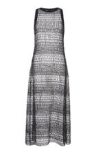 Giambattista Valli Sheer Knit Tank Dress