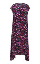 Dorothee Schumacher Abstract Flowering Mock Neck Printed Maxi Dress