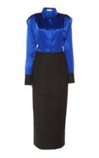 Matriel Soft And Structured Silk And Wool Dress