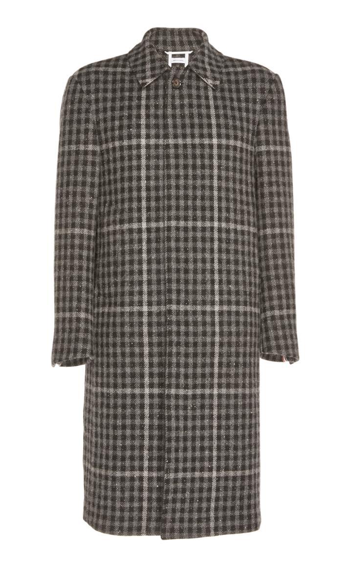 Thom Browne Classic Plaid Over Coat