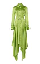 Matriel Drop Waist Silk Dress