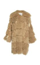 Paco Rabanne Shearling Patch Coat