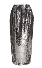 Sally Lapointe Stretch Sequin Pencil Skirt
