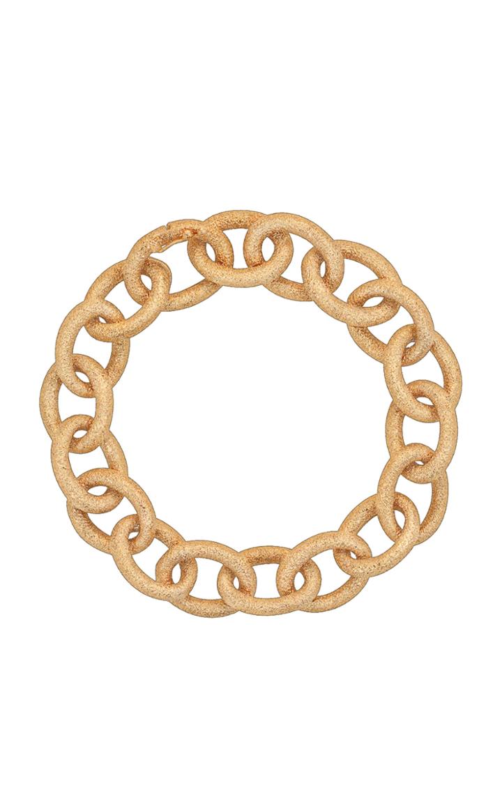 Moda Operandi Carolina Bucci 18k Yellow Gold Florentine Finish 1885 Links Bracelet