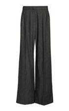 Max Mara Pomez Pleated Wool Wide-leg Pants