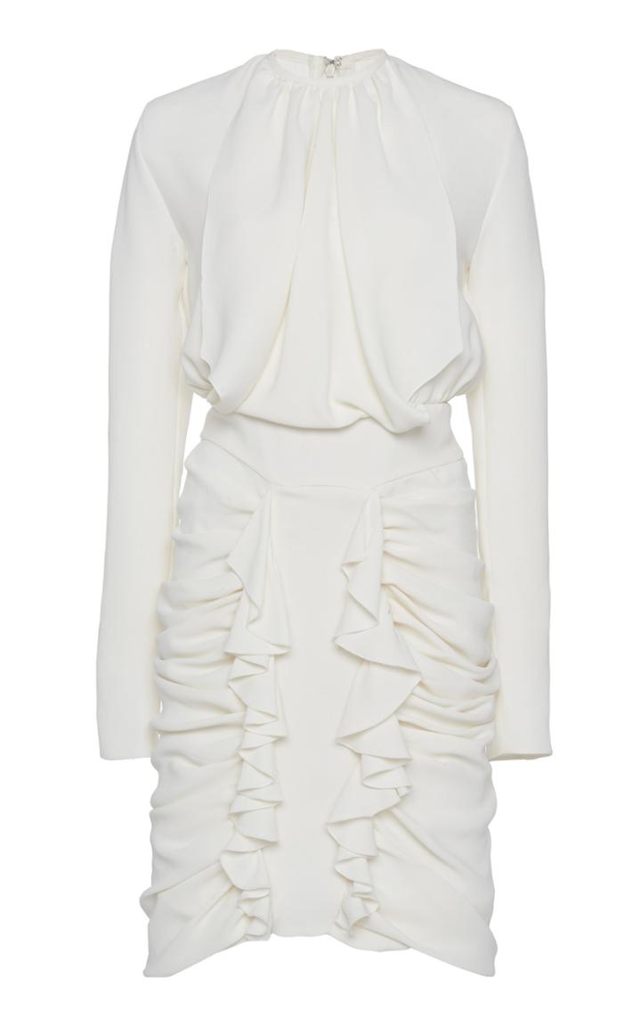 Giambattista Valli Ruffled Crepe Dress
