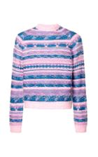 Acne Studios Karlos Striped Jacquard-knit Sweater