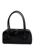 Moda Operandi Marge Sherwood Bessette Zipper Croc-effect Leather Top Handle Bag
