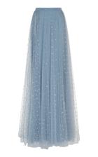 Elie Saab Embroidered Tulle Skirt