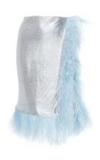 Moda Operandi Christopher Kane Chanimail Feather Wrap Skirt Size: 40