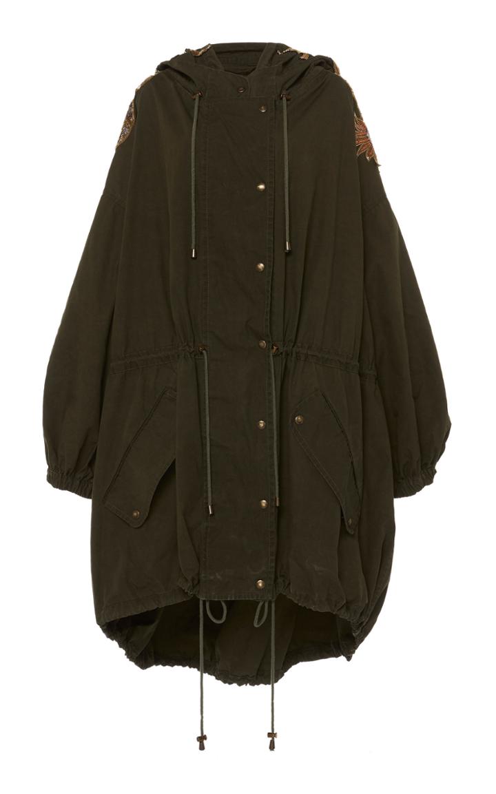 Dundas Embroidered Cotton Anorak