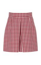 Moda Operandi Michael Kors Collection Gingham Wide-leg Skort Size: 2