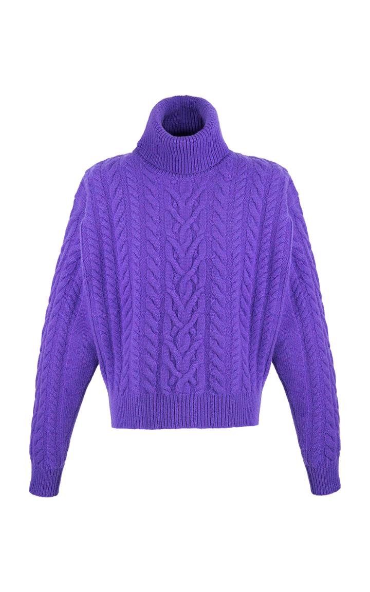 Blaz Milano Highland Wool-cashmere Turtleneck Sweater