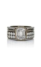 As29 Illusion Diamond & 18k Black Gold Ring