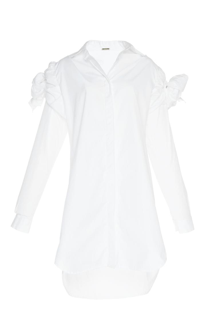 Johanna Ortiz Sarah Ruffle Shoulder Poplin Shirt