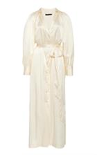 Moda Operandi Charlotte Pringels Angelica Silk Front-buttoned Dress Size: 34