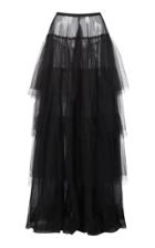 Burberry Black Tulle Skirt