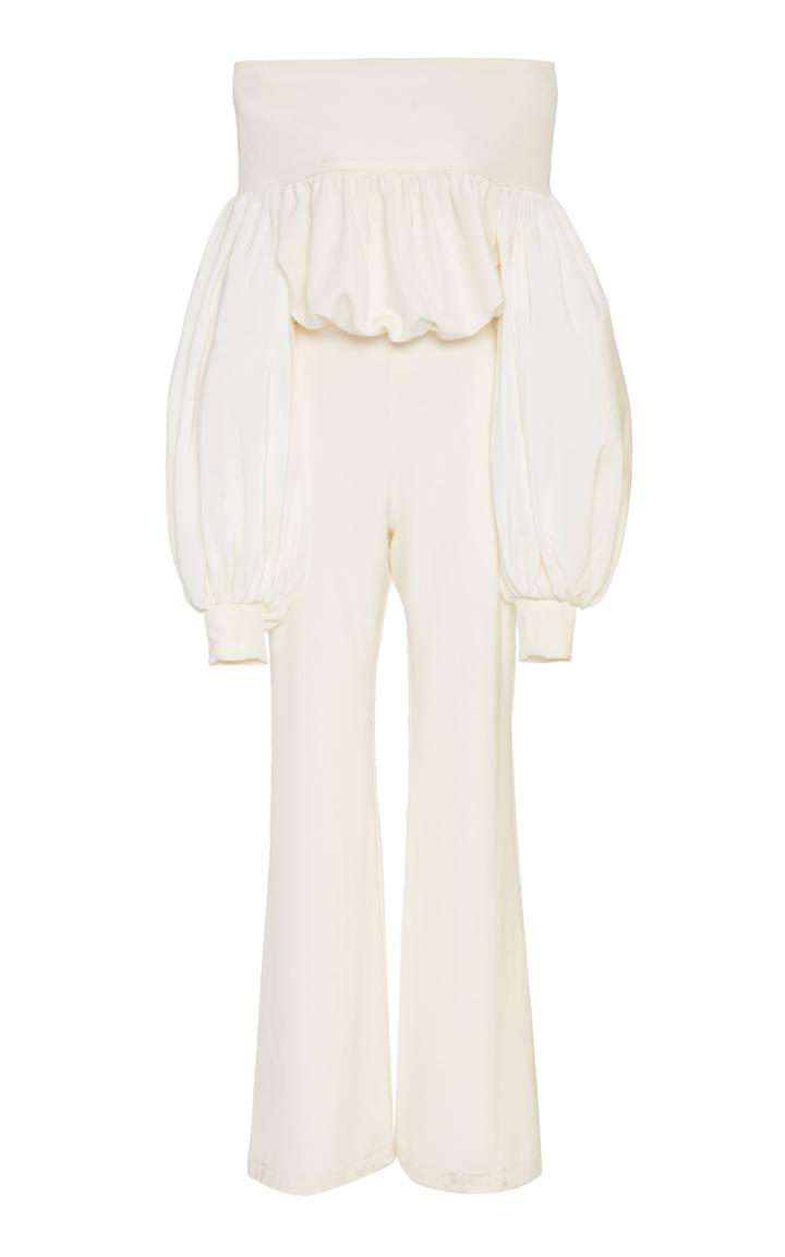 Moda Operandi Silvia Tcherassi Berza Silk Off-the-shoulder Jumpsuit