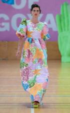 Stine Goya Chrissi Puff Sleeve Maxi Dress