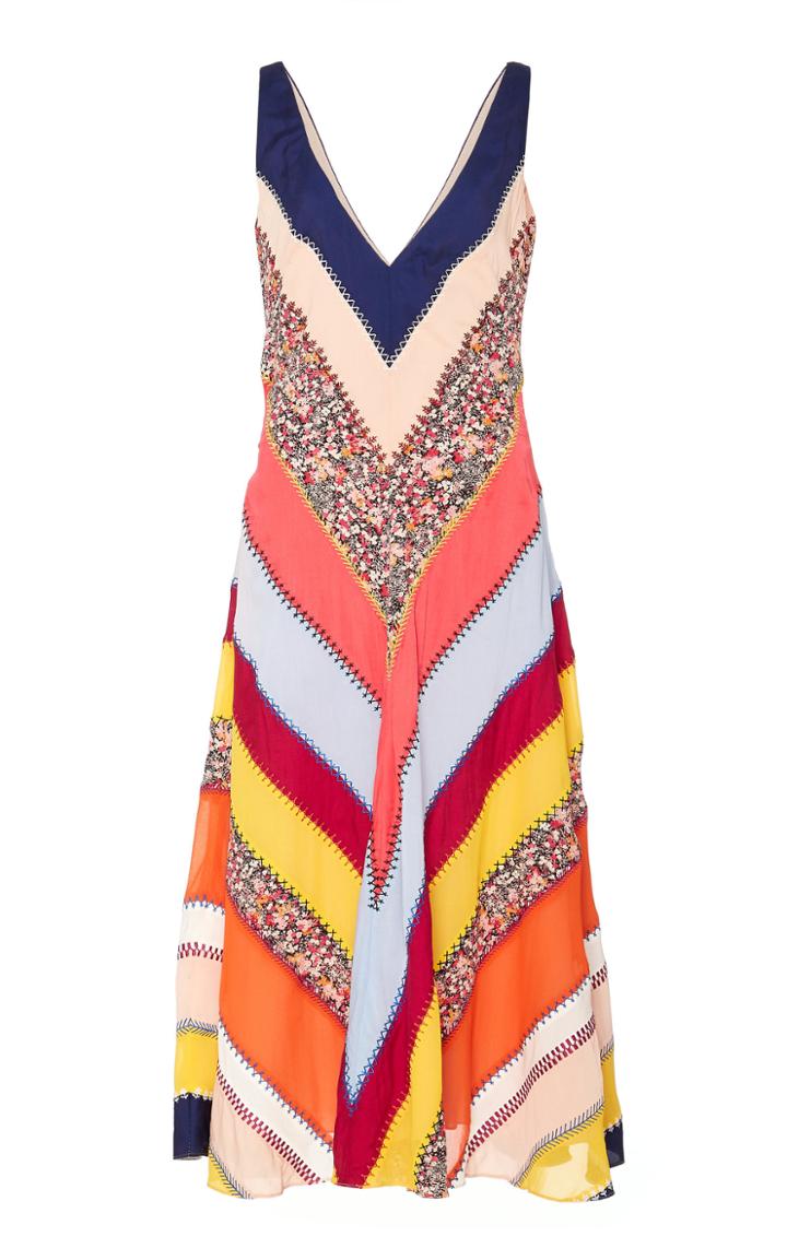 Altuzarra Cardenas Silk Midi Dress