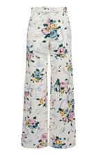Moda Operandi Alessandra Rich Floral-printed Gabardine Wide-leg Cargo Pants