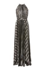 Maria Lucia Hohan M'o Exclusive Inais Halter Neck Pleated Dress
