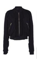 Haider Ackermann Jersey Paneled Bomber