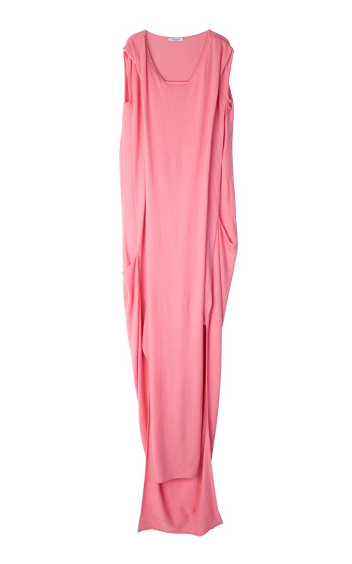 Tuinch Draped Cashmere Sleeveless Dress