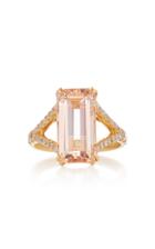 Yi Collection 18k Gold Morganite And Diamond Crown Ring