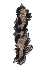 Martha Medeiros Sequin Embroidered Lace Brooch