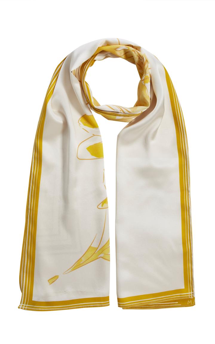 Marei 1998 Saffron Silk Scarf