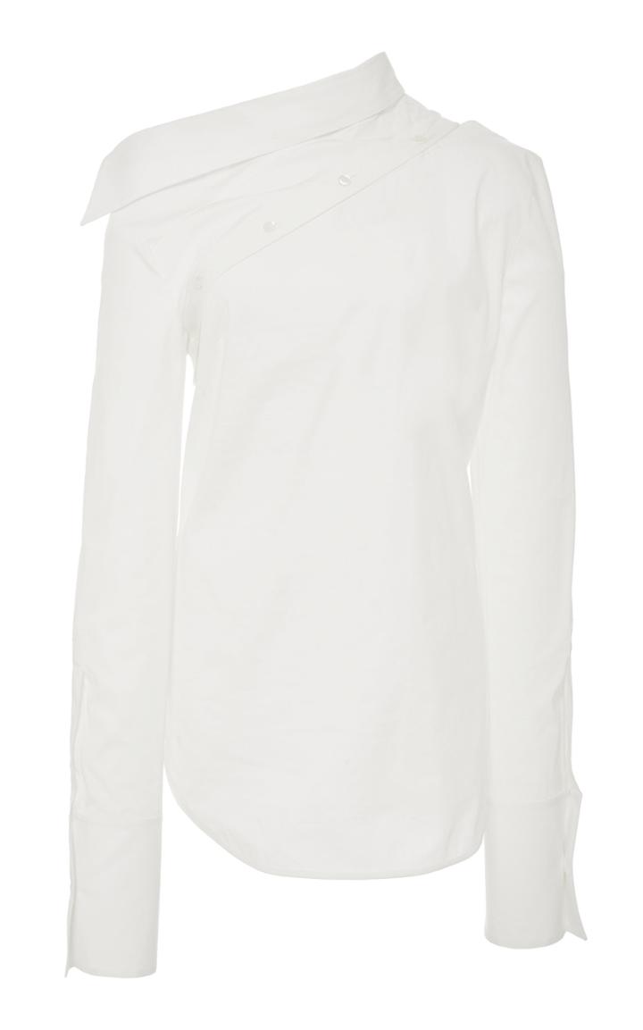 Monse Diagonal Slashed Shoulder Shirt