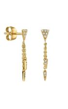 Sydney Evan Double Pave Fringe Earrings