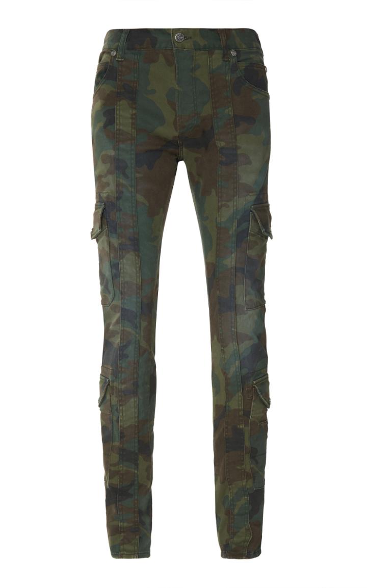 Balmain Camo Cotton-blend Cargo Pants