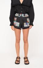 Moda Operandi Sea Tilia Patchworked Quilted Cotton Shorts