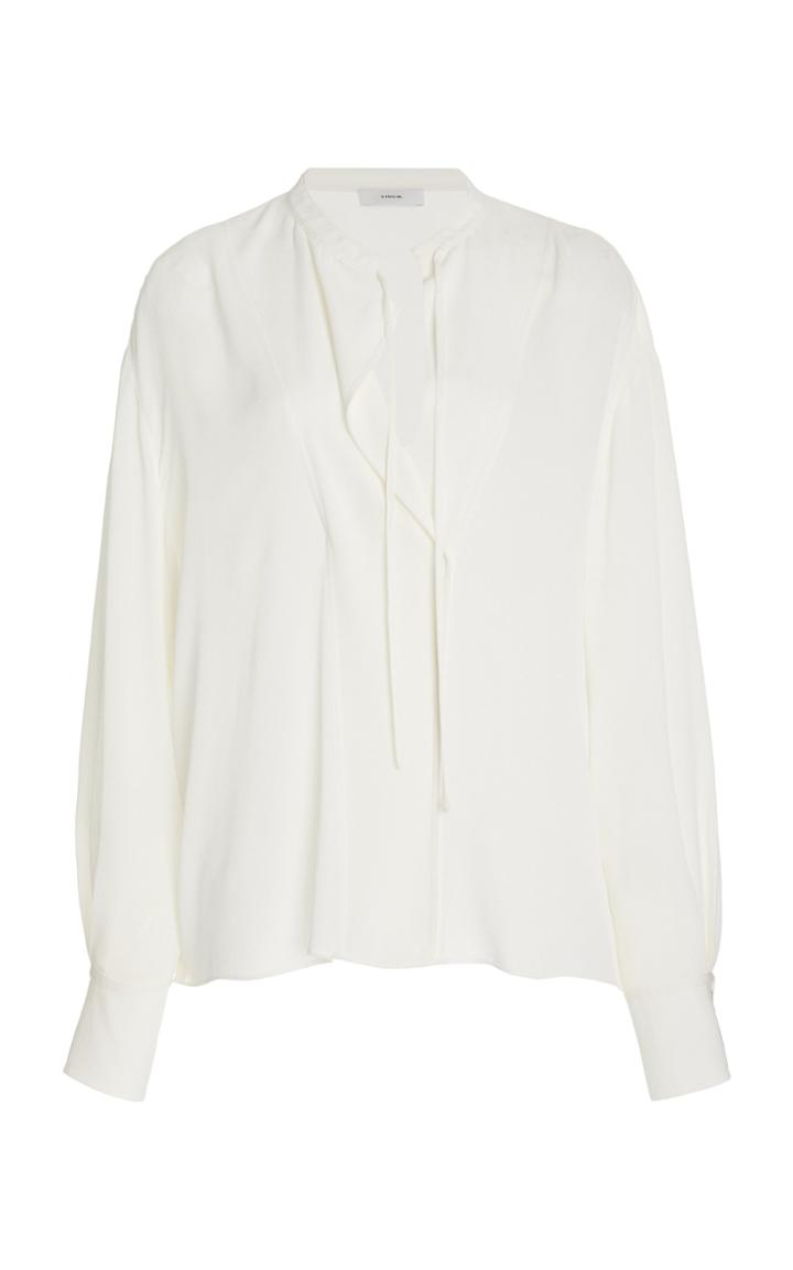 Moda Operandi Vince Tie-accent Silk Blouse