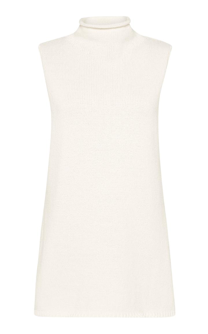 Moda Operandi St. Agni Toyo Mock-neck Cotton Knit Top