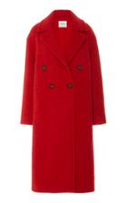 Vince Long Double-breasted Alpaca-blend Coat