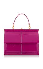 Marni Large Patent Leather Top Handle Bag