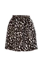 La Doublej Pouf Elastic-waist Full Mini Skirt
