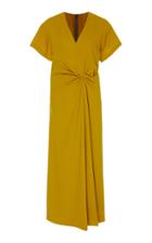 Narciso Rodriguez Wool Crepe Tie Dress