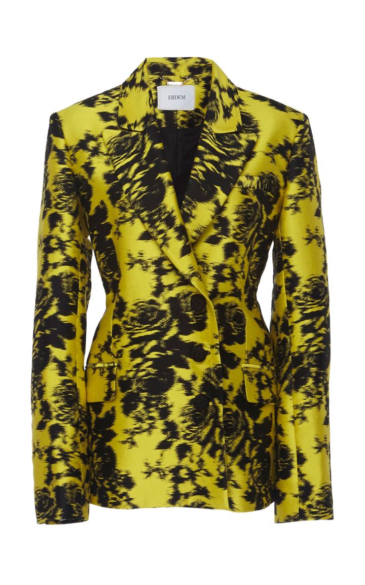 Erdem Theodore Floral Jacquard Jacket