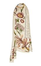 Oscar De La Renta Chain-embellished Embroidered Silk Mini Dress
