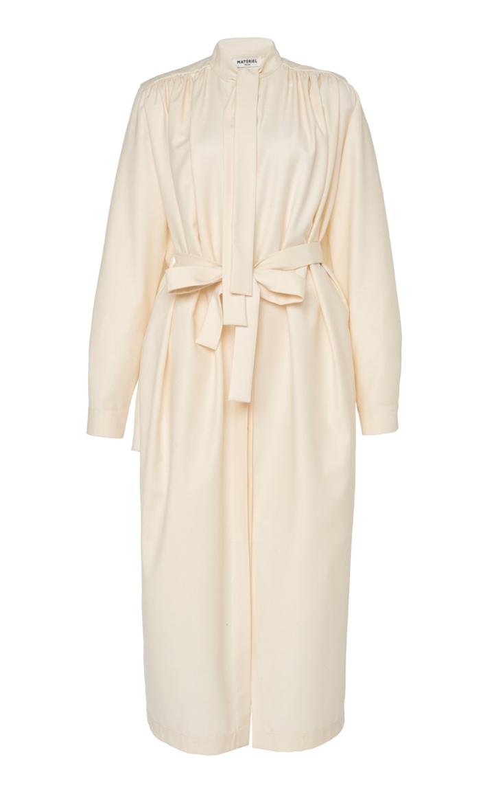 Matriel Cape Back Wool Dress