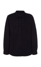 Tempus Now Cotton-felt And Wool-blend Shirt