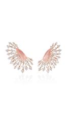 Hueb Luminus 18k Rose Gold Diamond Earrings
