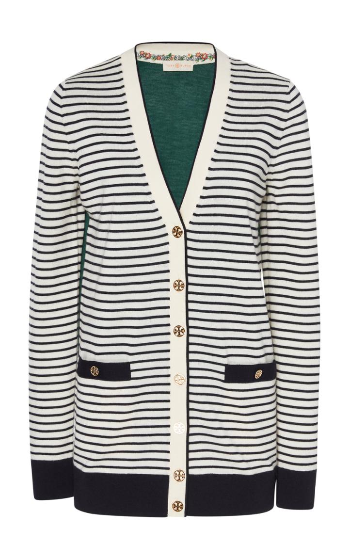 Moda Operandi Tory Burch Madeline Oversized Cardigan Size: Xxs